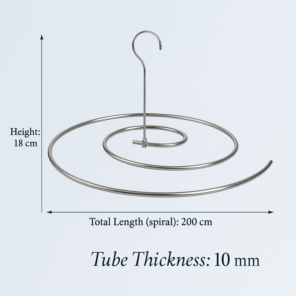 Scalable Spiral Rotating Hanger