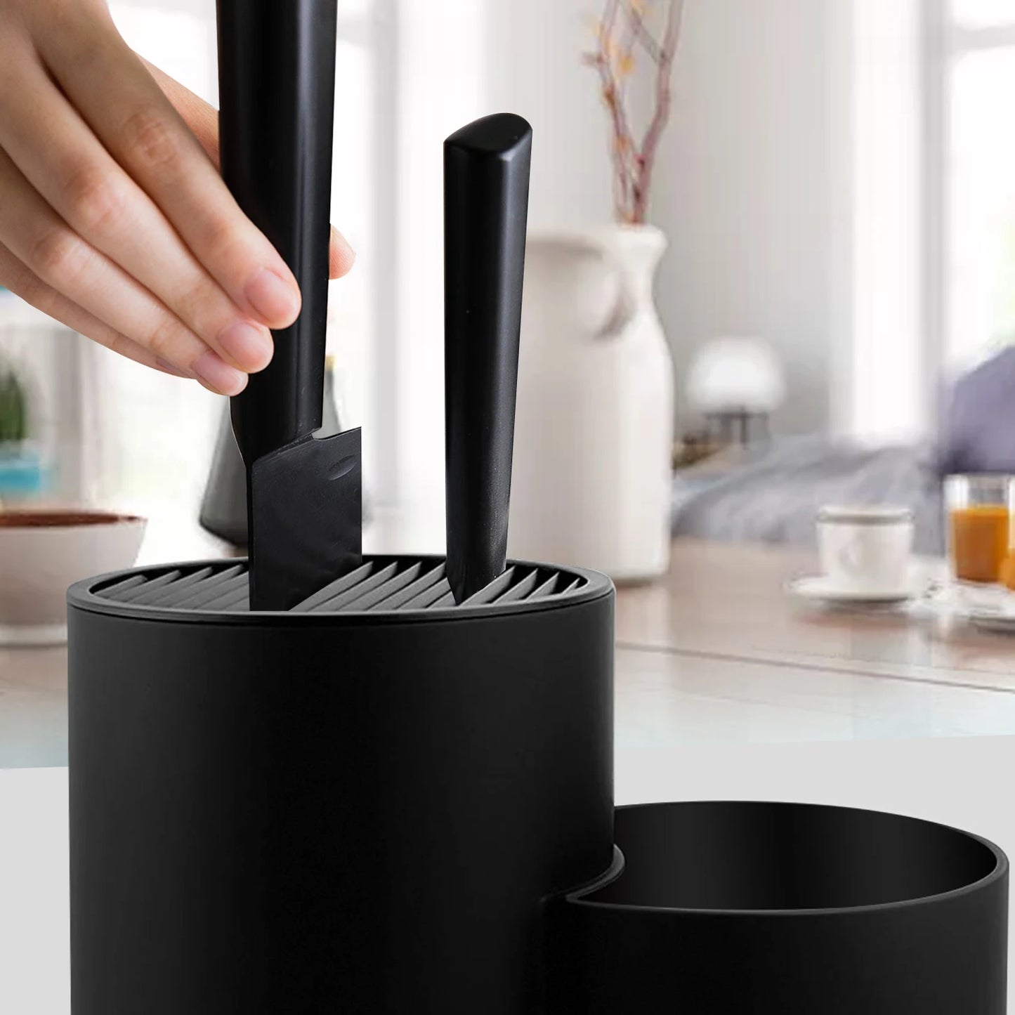 Multi-Purpose Knife & Utensil Storage Cylinder