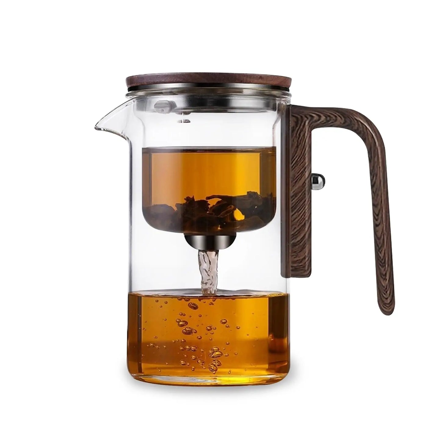 Enchanti 520 ml Magnetic Glass Teapot (Water-Separation Design)