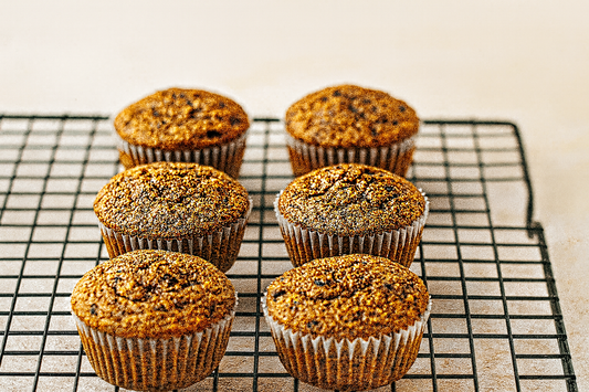 🍌🍫 Banana Cacao Cupcakes (Gluten-Free Option)