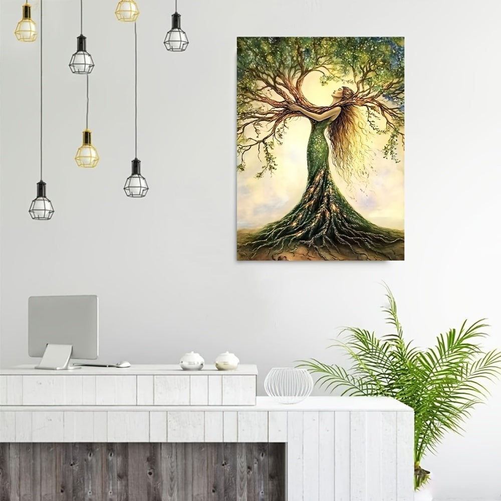 Tree of Life Wooden Framed Canvas