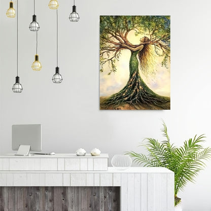 Tree of Life Wooden Framed Canvas