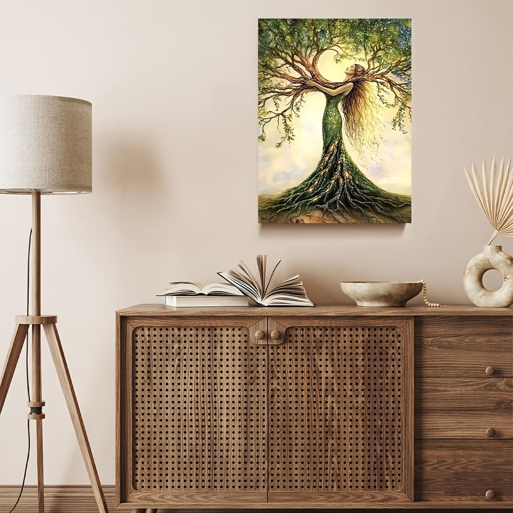 Tree of Life Wooden Framed Canvas