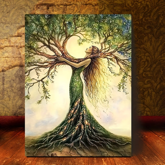 Tree of Life Wooden Framed Canvas