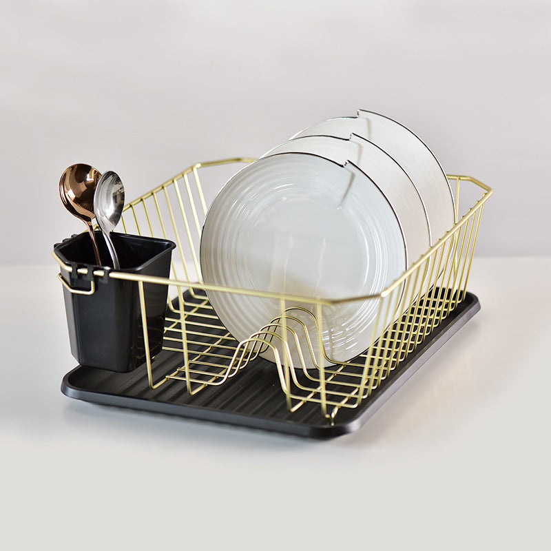 North Rail Dish Rack – Durable Wrought Iron Drain Rack