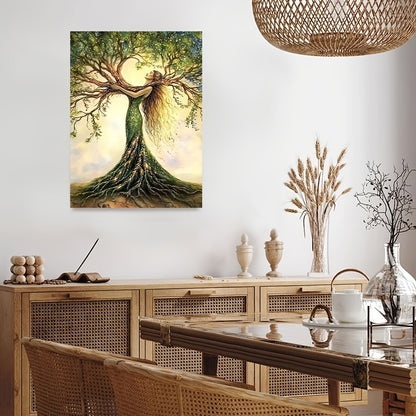 Tree of Life Wooden Framed Canvas