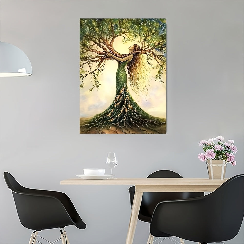 Tree of Life Wooden Framed Canvas