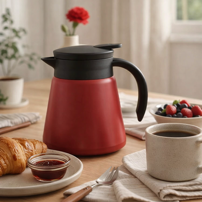 Minimal Thermal Coffee Carafe – 600ml | Elegant Heat Retention