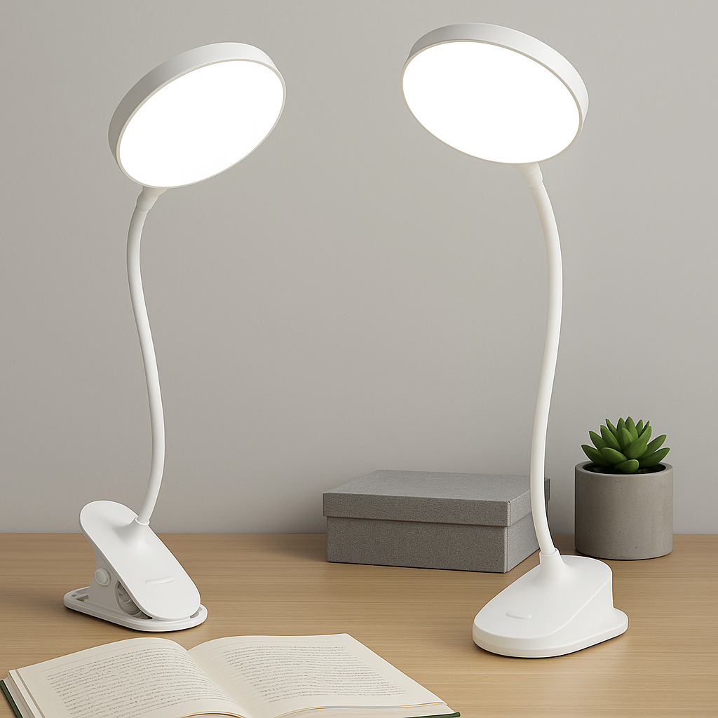 Foldable LED Clamp Desk Lamp