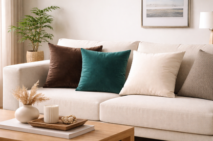 Velvet Decorative Throw Pillow Cover – Soft & Elegant Accent Cushion