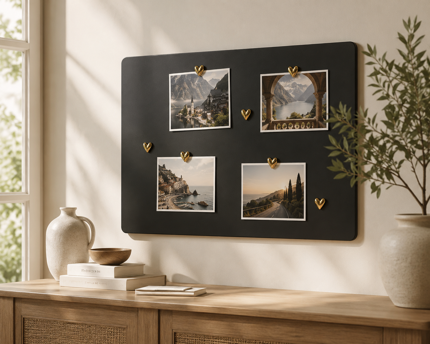 Magneti da Frigorifero a Cuore – Set Decorativo da 12 Pezzi