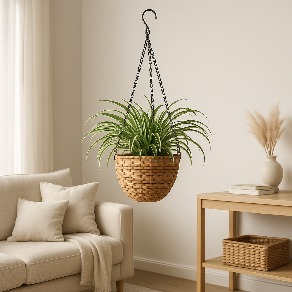Imitation Rattan Hanging Chain – Elegant Support for Your Greenery
