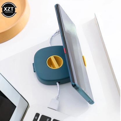 Rotating Cable Winder & Wire Organizer Box