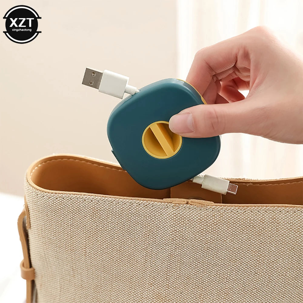 Rotating Cable Winder & Wire Organizer Box