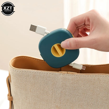 Rotating Cable Winder & Wire Organizer Box