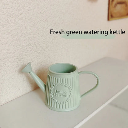 Retro Mini Coffee Pot Alloy Flower Vase