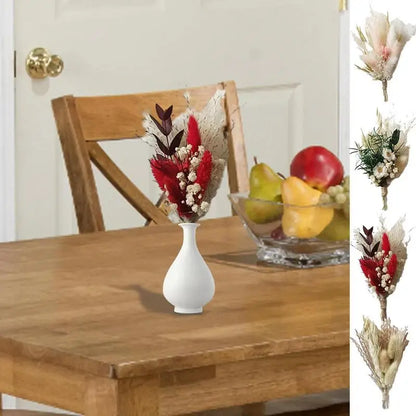 6-Piece Mini Natural Dried Flower Bouquets