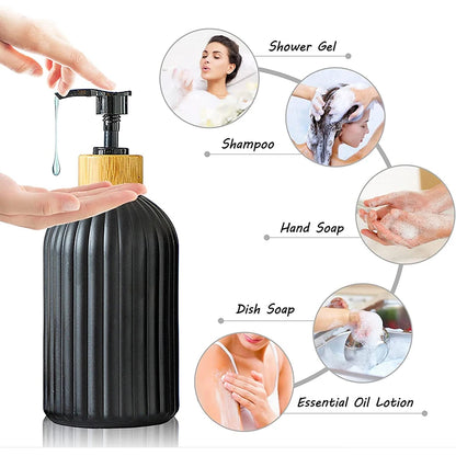 Soap Dispenser Bottle Set