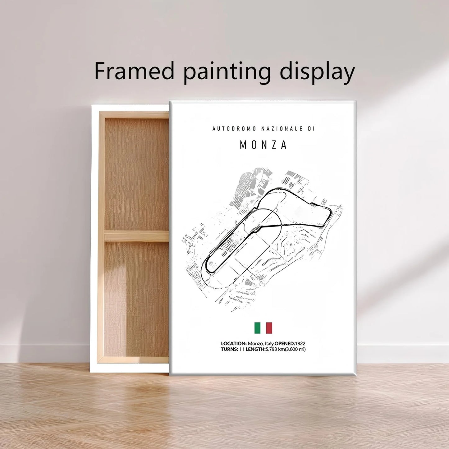Vintage F1 Circuit Canvas Print