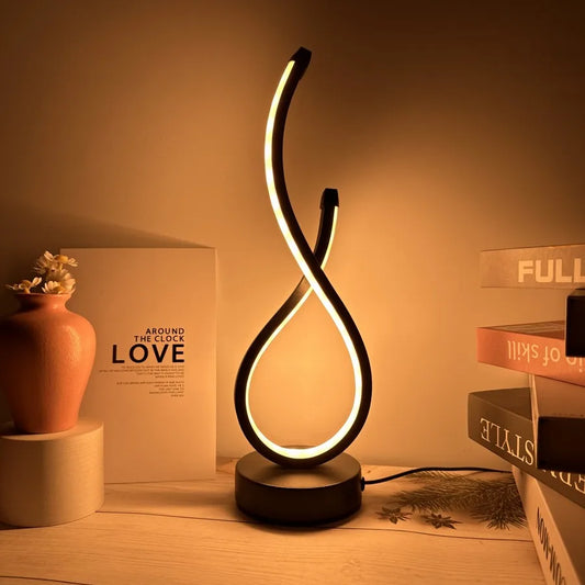 Spiral LED Night Light (3-Color Dimmable)