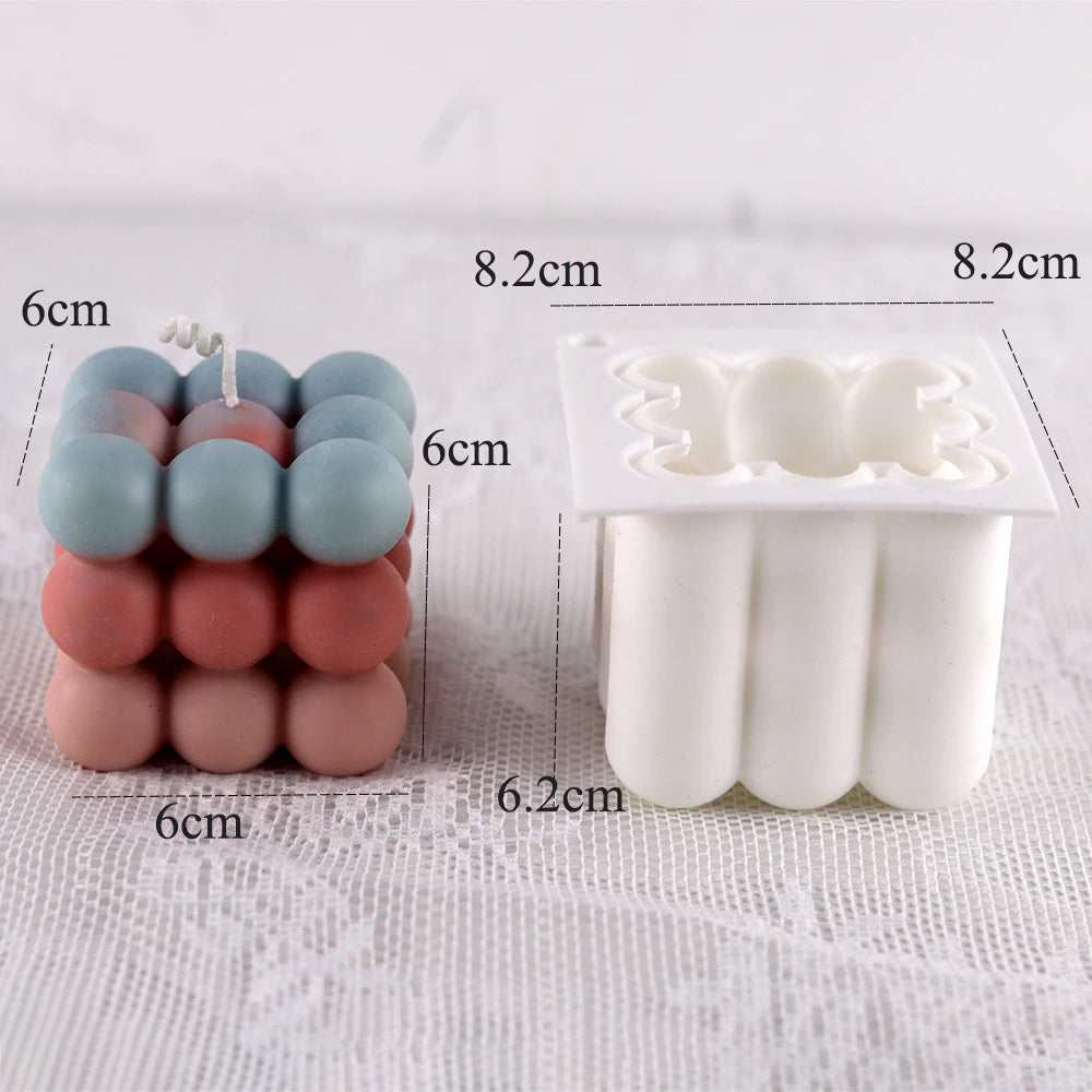 U-Shape Striped Arch Silicone Mold for Candle Making