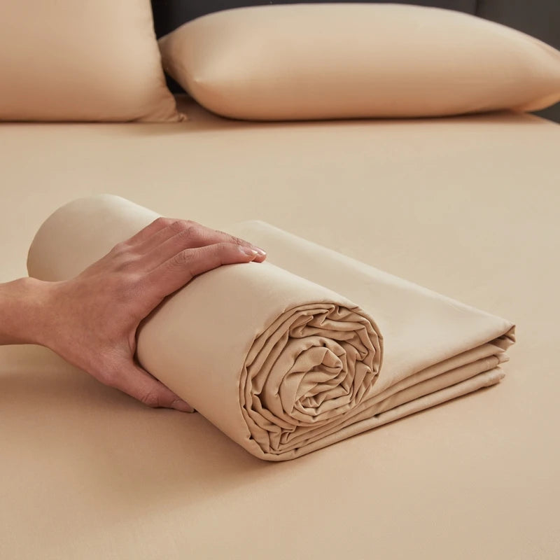 Wostar Summer 3-Piece Pure Cotton Flat Sheet Set