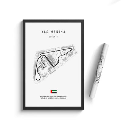 Vintage F1 Circuit Canvas Print