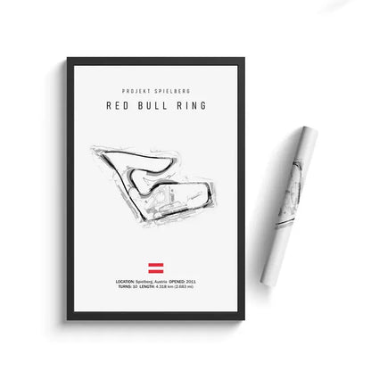 Vintage F1 Circuit Canvas Print