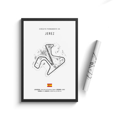 Vintage F1 Circuit Canvas Print