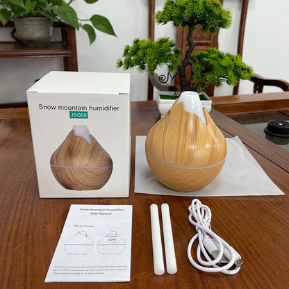 350 ml Wood-Grain Aroma Diffuser
