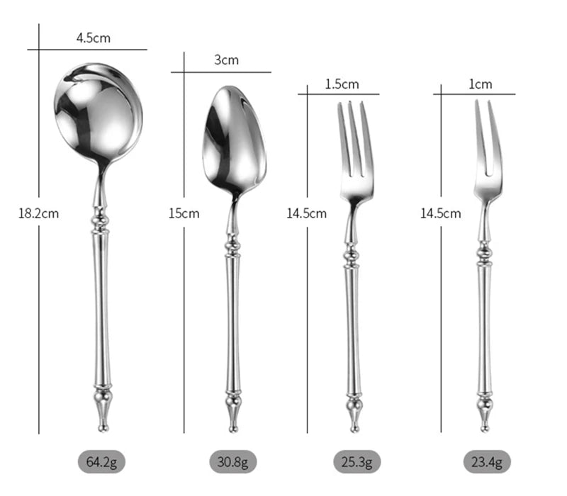 Slim Elegance 304 Stainless Steel Flatware Set