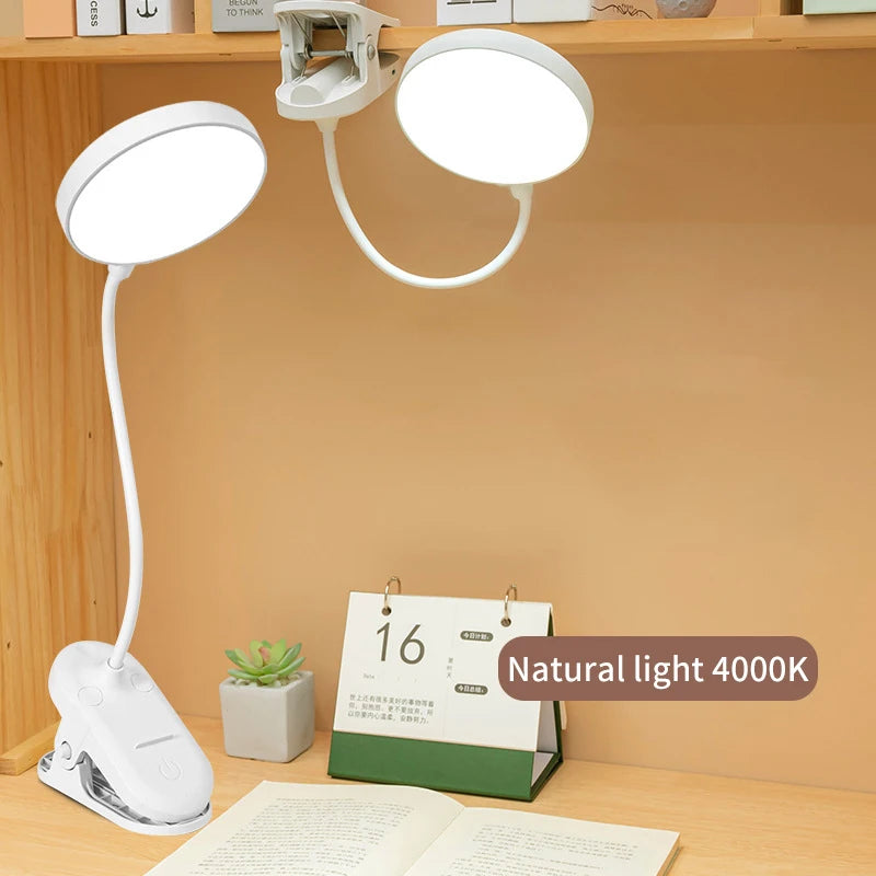 Foldable LED Clamp Desk Lamp