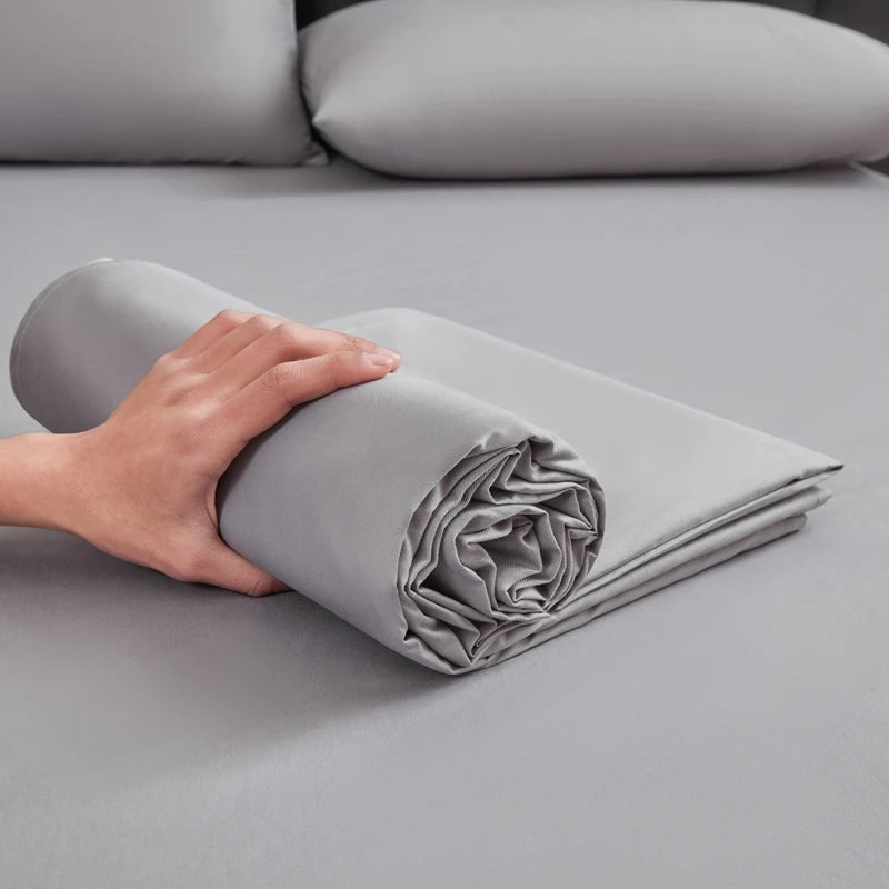 Wostar Summer 3-Piece Pure Cotton Flat Sheet Set