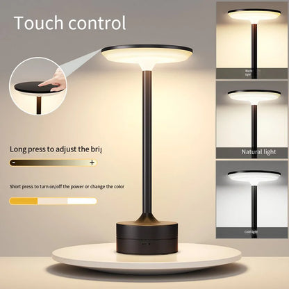 Wireless LED Table Lamp with Touch Sensor
