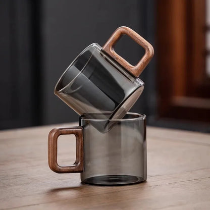 Large-Capacity Borosilicate Glass Drinking Cup – Single-Layer