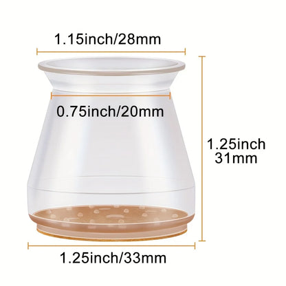 Silicone Chair Leg Protectors (24 pcs)