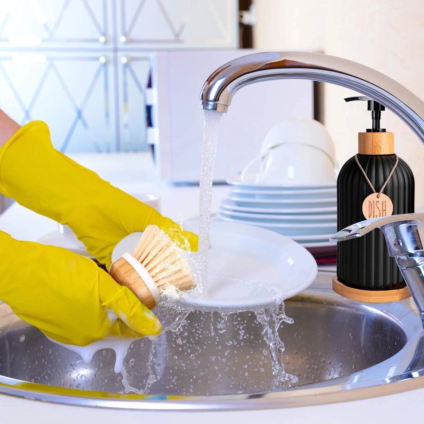 Soap Dispenser Bottle Set