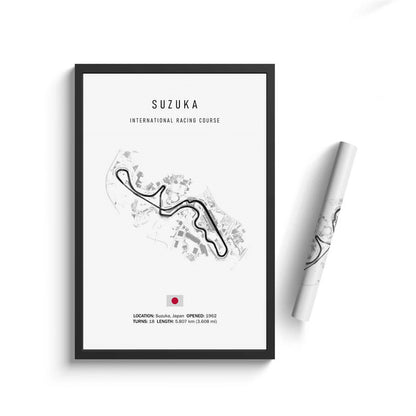 Vintage F1 Circuit Canvas Print