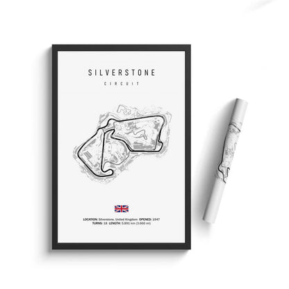 Vintage F1 Circuit Canvas Print