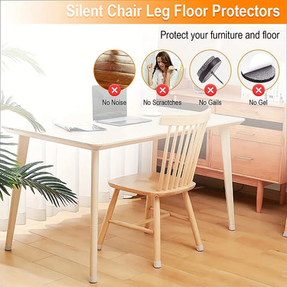 Silicone Chair Leg Protectors (24 pcs)
