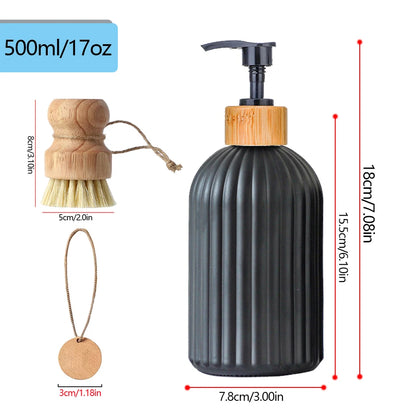 Soap Dispenser Bottle Set