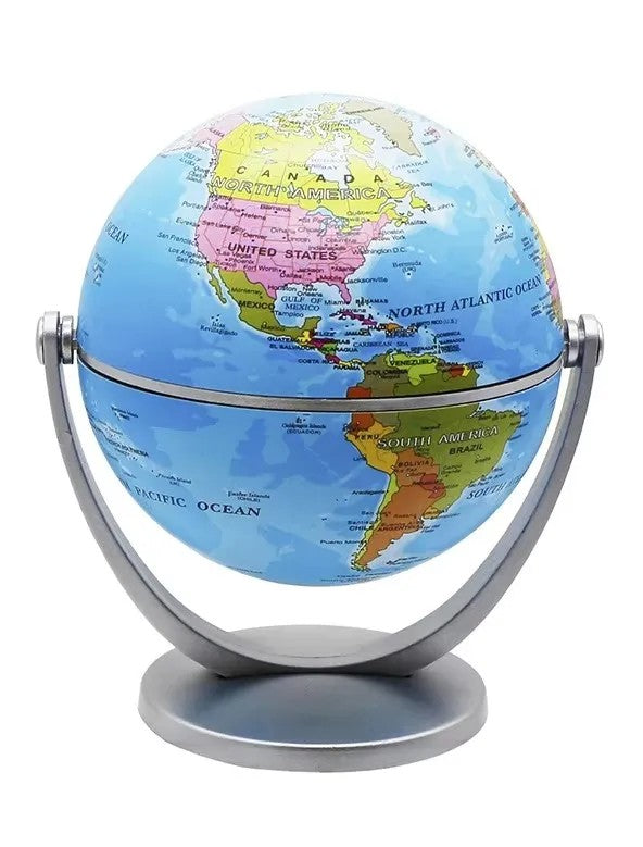 Mappamondo da tavolo girevole a 360°