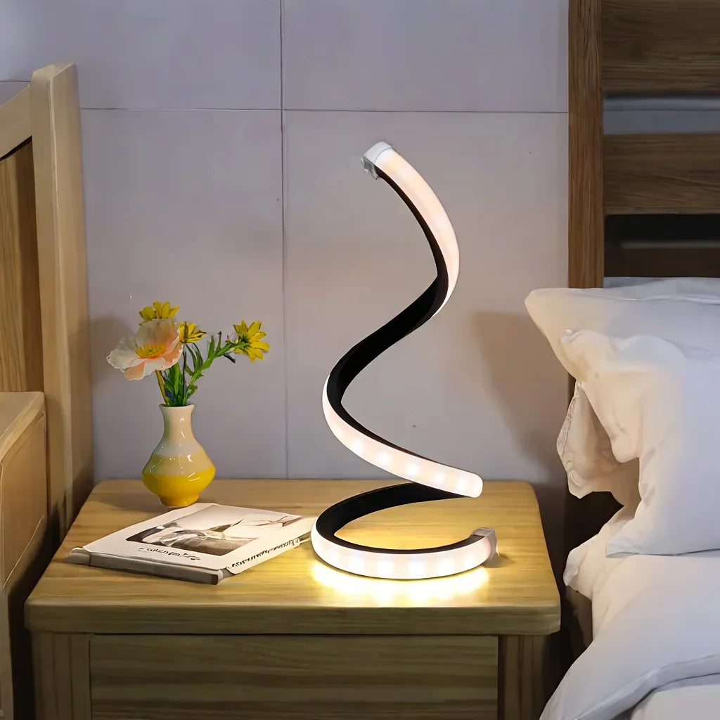 Spiral LED Night Light (3-Color Dimmable)