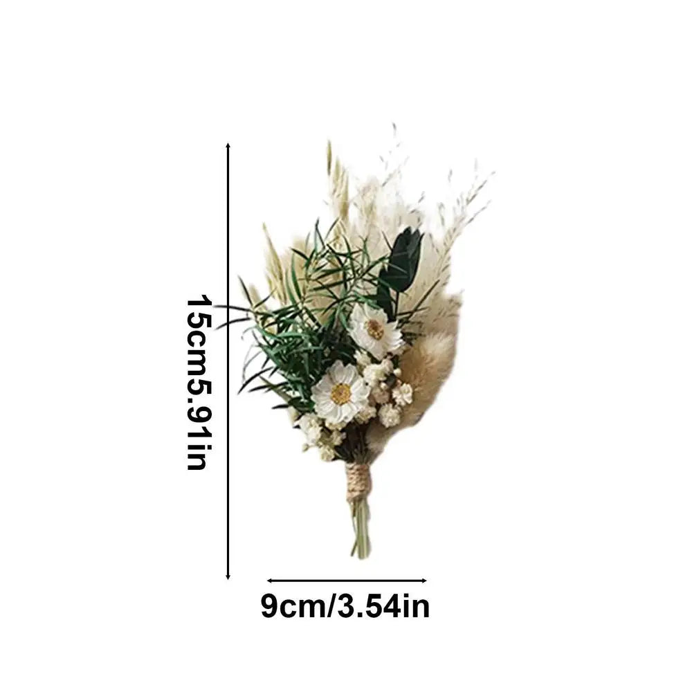 6-Piece Mini Natural Dried Flower Bouquets