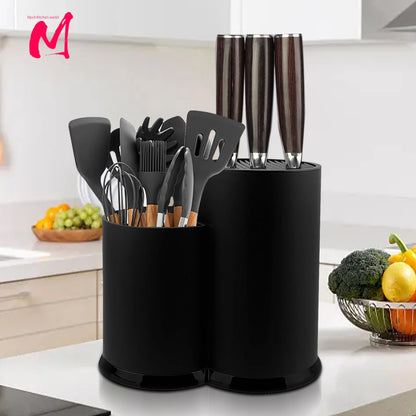 Multi-Purpose Knife & Utensil Storage Cylinder