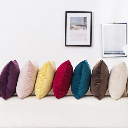 Velvet Throw Pillow Cover