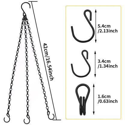40 cm Imitation Rattan Hanging Basket