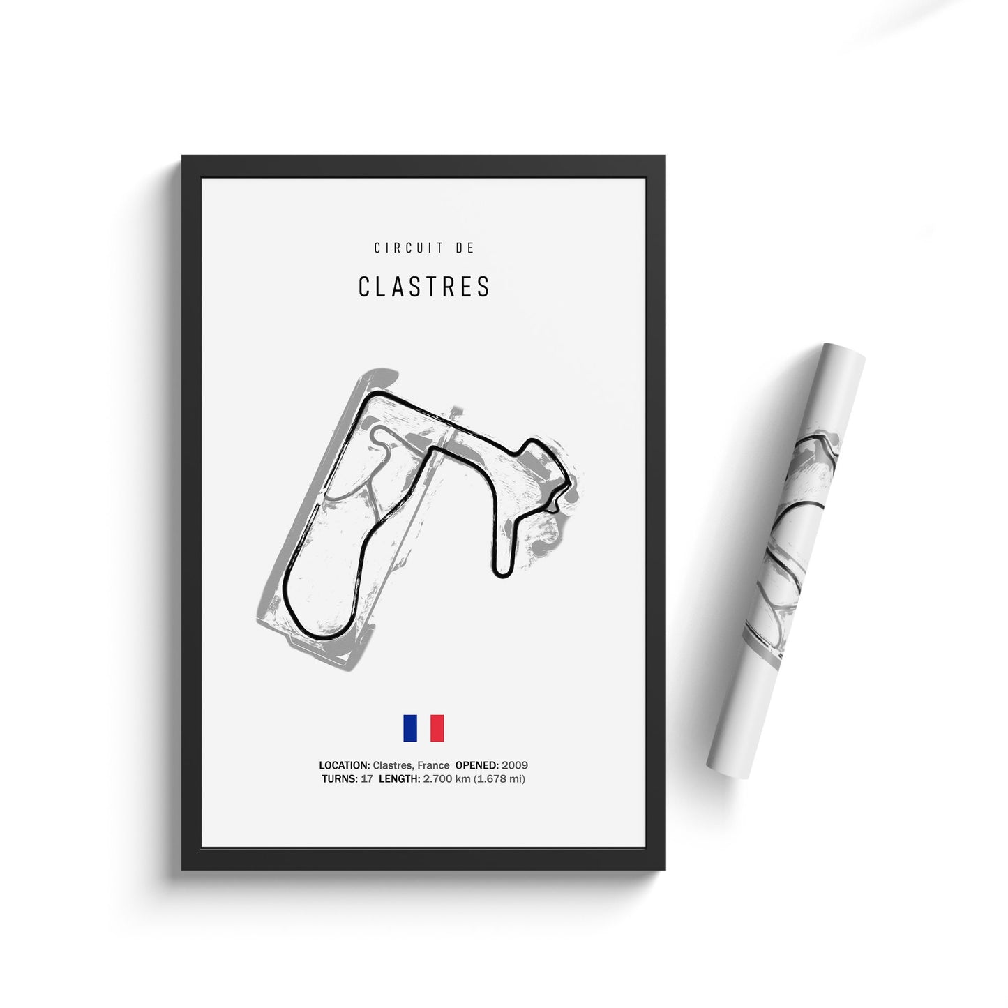 Vintage F1 Circuit Canvas Print