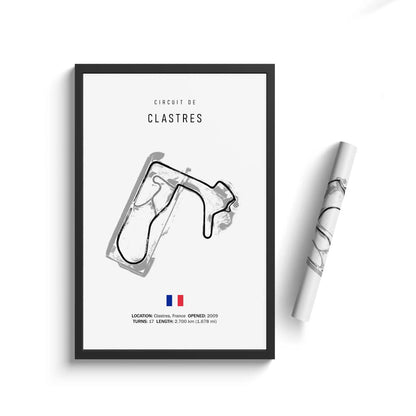 Vintage F1 Circuit Canvas Print