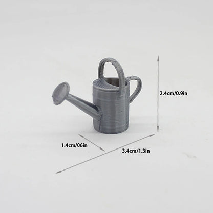 Retro Mini Coffee Pot Alloy Flower Vase